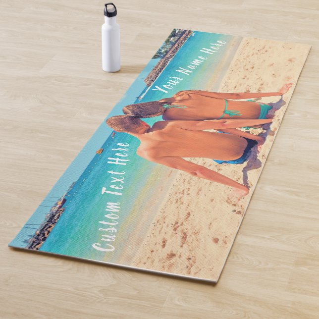 Benutzerdefiniertes Foto und Text-Yoga-Mat für Ihr Yogamatte (Beispiel)