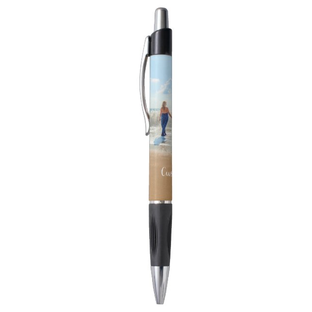 Benutzerdefiniertes Foto und Textstift Einzigartig Kugelschreiber (Oberseite (Vertikal))