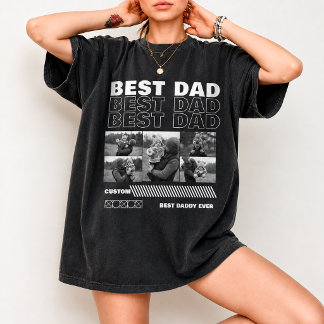 Benutzerdefiniertes Foto-Vater-Geburtstagshemd im T-Shirt