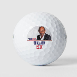 Benutzerdefiniertes Foto Wahlkampf politische Golf Golfball