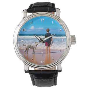 Benutzerdefiniertes Foto-Watch-Geschenk mit Ihrem  Armbanduhr