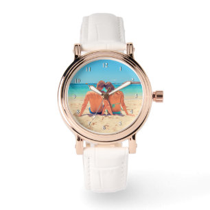 Benutzerdefiniertes Foto-Watch-Geschenk mit Ihren  Armbanduhr