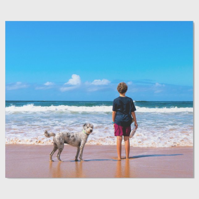 Benutzerdefiniertes Foto-Wrapper - Ihr eigenes Des Geschenkpapier (Flach)