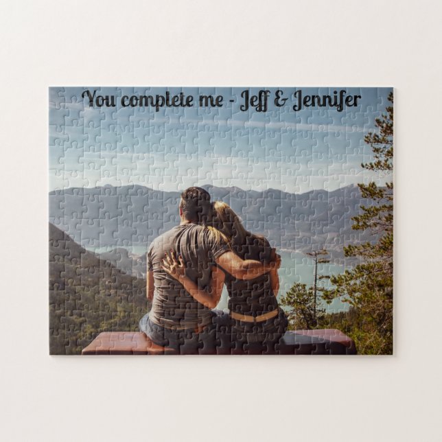 Benutzerdefiniertes Foto "You Complete Me" (Horizontal)