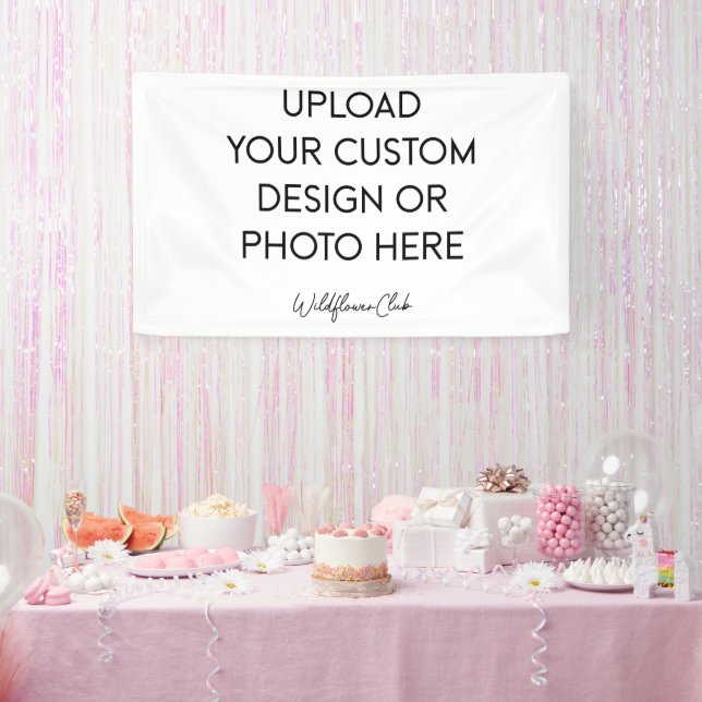 Benutzerdefiniertes Fotobanner Banner (Party)