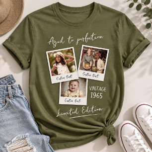 Benutzerdefiniertes Fotocollage-Shirt, Trend-Retro T-Shirt