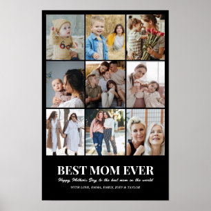 Benutzerdefiniertes Fotocollagenraster 9 Bilder 30 Poster