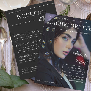 Benutzerdefiniertes Fotomagazin-Cover Einzigartige Einladung