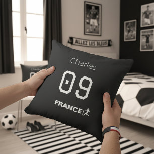 Benutzerdefiniertes Frankreich-Fußballfan-Kissen - Kissen