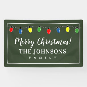 Benutzerdefiniertes Frohe Weihnachten-Party-Banner Banner