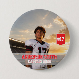 Benutzerdefiniertes Fußball-Kapitän-Foto MVP 2026 Button