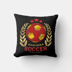 Benutzerdefiniertes Fußball-Logo Kissen