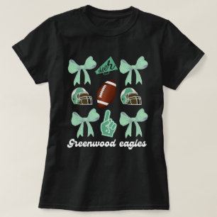 Benutzerdefiniertes Fußball-Schmetterling-Shirt, B T-Shirt