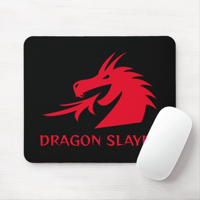 Benutzerdefiniertes Gaming-Mauspad mit rotem Drach Mousepad (Mit Mouse)