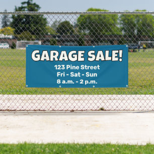 Benutzerdefiniertes GARAGE SALE!-Banner Banner