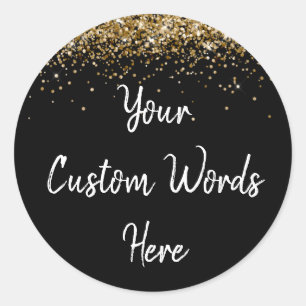 Benutzerdefiniertes Gastgeschenk Personalisiert Ge Runder Aufkleber