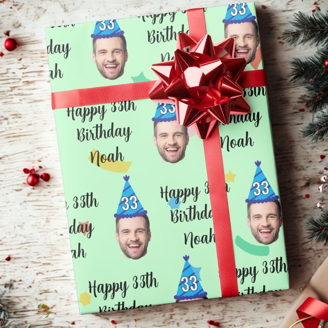 Benutzerdefiniertes Geburtstagsverpackungspapier Geschenkpapier (Von Creator hochgeladen)