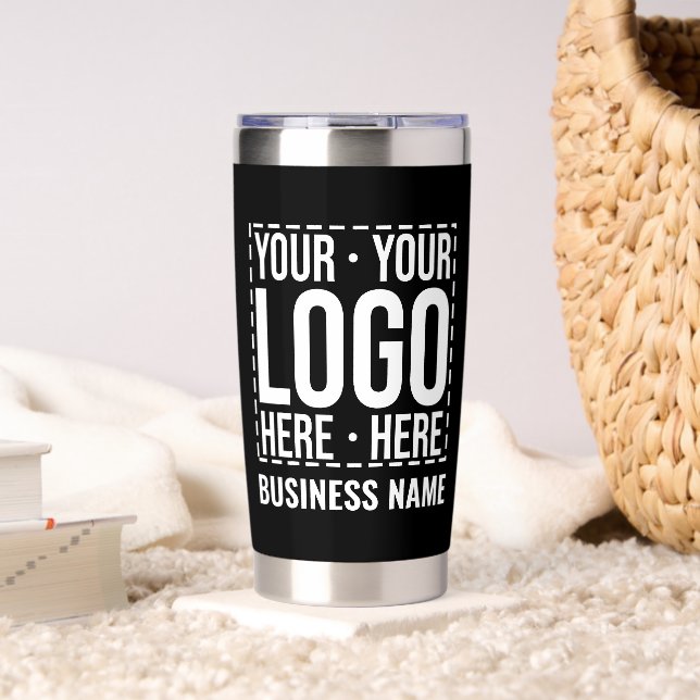 Benutzerdefiniertes Geschäft-Logo Unternehmensfirm Thermobecher (Wohnzimmer (gedreht))
