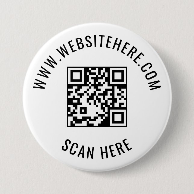 Benutzerdefiniertes Geschäft- QR-Code Promotionsde Button (Vorderseite)