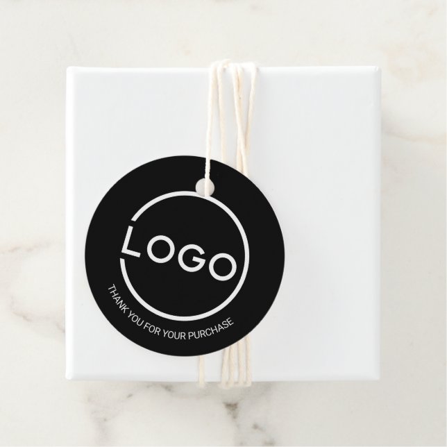 Benutzerdefiniertes Geschäftslogo Danke Geschenkanhänger (Beispiel)