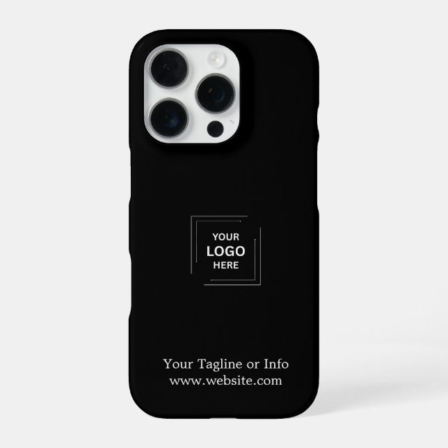 Benutzerdefiniertes Geschäftslogo Minimal iPhone C 16 Pro Hülle (Rückseite)