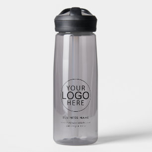 Benutzerdefiniertes Geschäftslogo und Website Trinkflasche