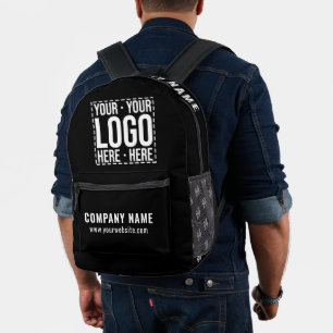 Benutzerdefiniertes Geschäftslogo Unternehmensfirm Bedruckter Rucksack