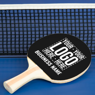 Benutzerdefiniertes Geschäftslogo Unternehmensfirm Tischtennis Schläger