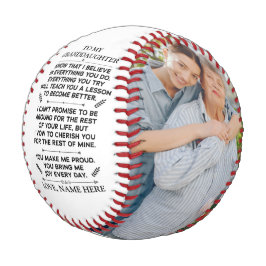 Benutzerdefiniertes Geschenk an meine Enkeltochter Baseball