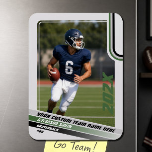 Benutzerdefiniertes Geschenk für American-Football Magnet