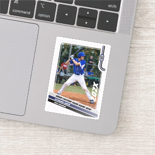 Benutzerdefiniertes Geschenk für Baseball Player i Aufkleber