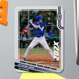 Benutzerdefiniertes Geschenk für Baseball Player i Magnet
