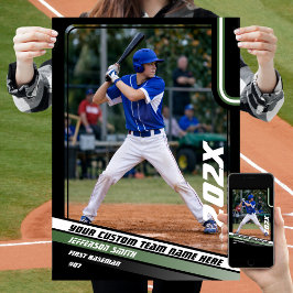 Benutzerdefiniertes Geschenk für Baseball-Spieler Poster