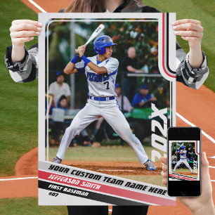 Benutzerdefiniertes Geschenk für Baseball-Spieler  Poster