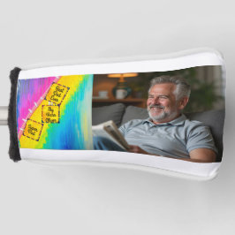 Benutzerdefiniertes Geschenk für den Vatertag Golf Headcover