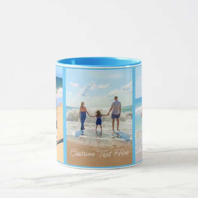 Benutzerdefiniertes Geschenk für die Tasse in Foto (Zentrum)