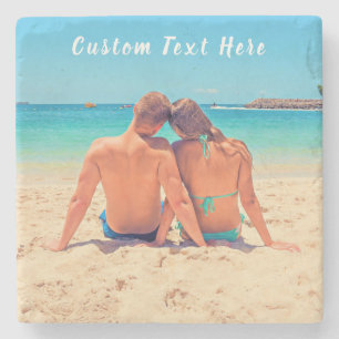 Benutzerdefiniertes Geschenk für Foto Stone Unters Steinuntersetzer