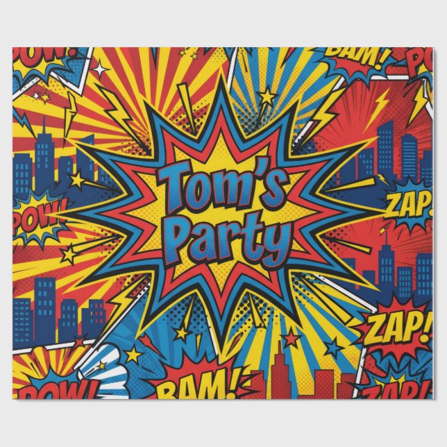 Benutzerdefiniertes Geschenkpapier (Flach)