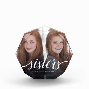 Benutzerdefiniertes Geschwister Sisters Foto Handw