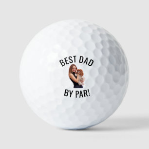 Benutzerdefiniertes Gesicht Bester Vater von Par N Golfball