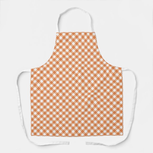 Benutzerdefiniertes Gingham-Muster in individuelle Schürze (Vorderseite)