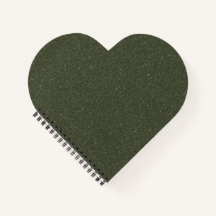 Benutzerdefiniertes Glitter Herz Spiralblock Notizbuch