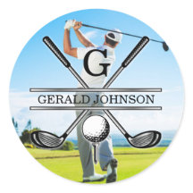 Benutzerdefiniertes Golf-Monogramm-Design für Ihr