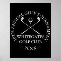 Benutzerdefiniertes Golfclub-Turnier-Schild