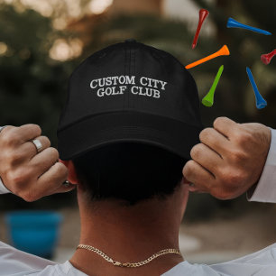 Benutzerdefiniertes Golfer-Team-Geschenk für Spiel Bestickte Baseballkappe