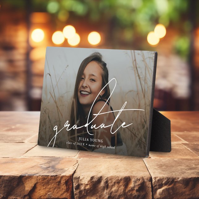 Benutzerdefiniertes Graduate Foto Keepake Abschlus Fotoplatte (Von Creator hochgeladen)
