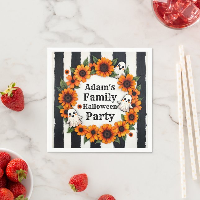 Benutzerdefiniertes Halloween-Party - Personalisie Serviette (Beispiel)