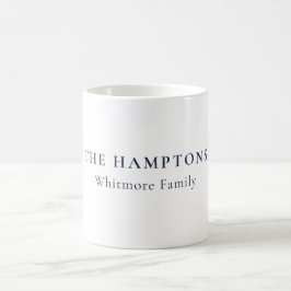 Benutzerdefiniertes Hamptons New York Preppy Coast Kaffeetasse