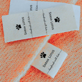 Benutzerdefiniertes Handmade-Icon von Sew on Label Ripsband