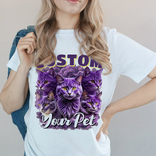Benutzerdefiniertes Haustier-Foto-T-Shirt – Person T-Shirt